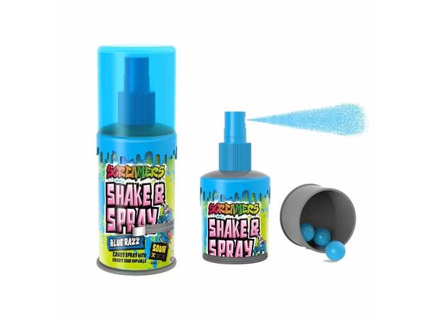 Zed Candy Screamers Blue Raspberry Shake & Spray 60ml 1x12 