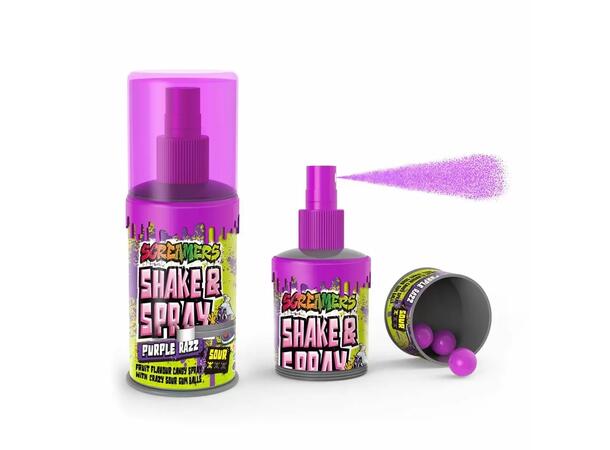 Zed Candy Screamers Purple Raspberry Shake & Spray 60ml 1x12 
