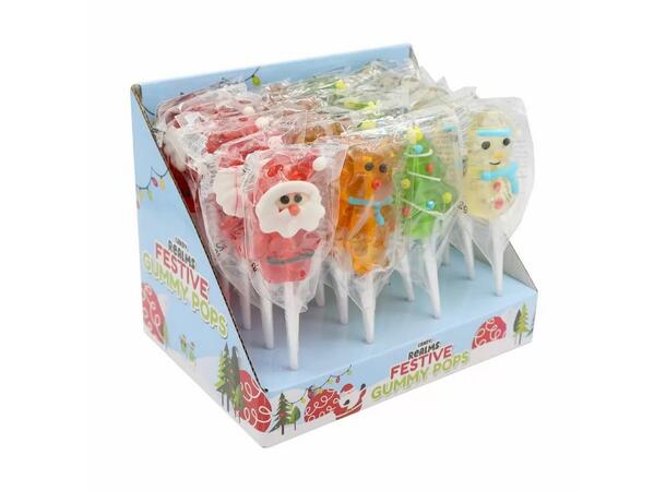 CANDY REALMS FESTIVE GUMMY POPS 1X24 22 G 