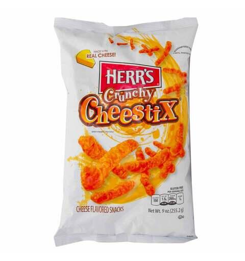 HERR&#39;S CRUNCHY CHEESE STICKS 8 OZ 1X8