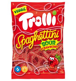 Trolli Spaghettini Strawberry sour 30 x 100 G