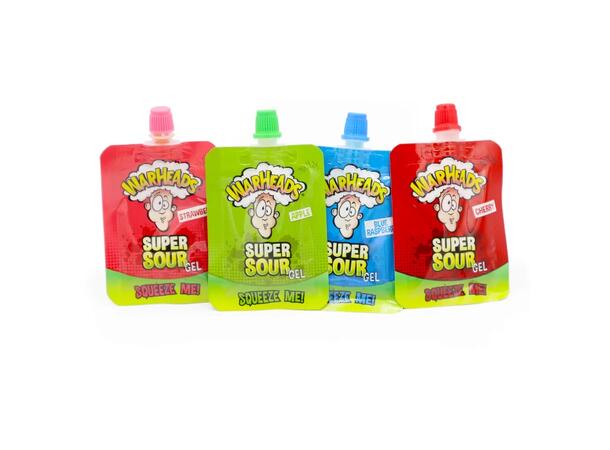 Warheads Super Sour Squeeze Me Gel 20g 1x32 