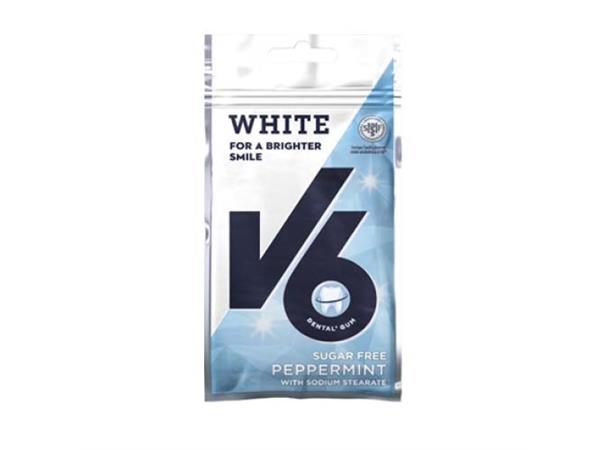 V6 WHITE PEPPERMINT PÅSE 30,8 g (28 st) 
