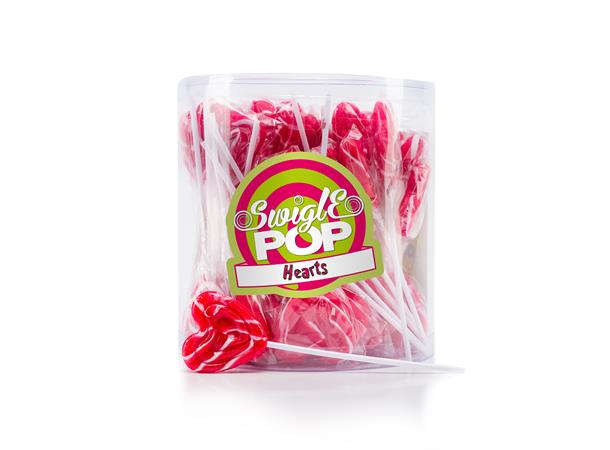 Swigle Pop Mini Hearts - 12G 1x50 Produktet har bare strekkode på display. 