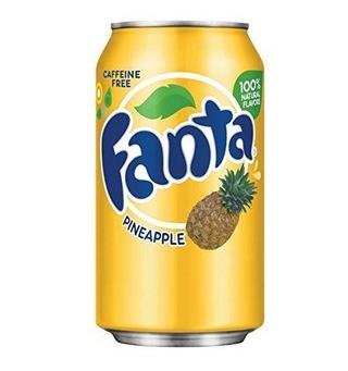 Fanta Pineapple Cans 355 ml 1x12