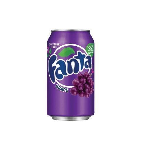 Fanta Grape Cans 355ml  x 12
