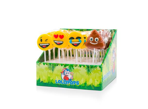 Mini-Emoticon Pops - 17G  1x24 